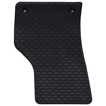 Autofußmatte 4 pcs Schwarz Gummi