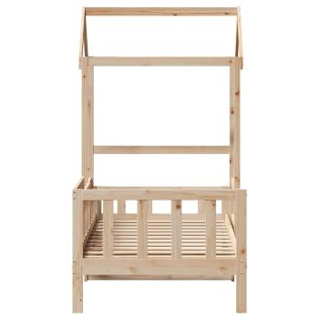 Tagesbett mit Dach 80x200 cm Massivholz Kiefer