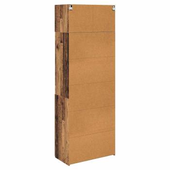 Aufbewahrungsschrank Altholz 80 x 42,5 x 225 cm Holzwerkstoff