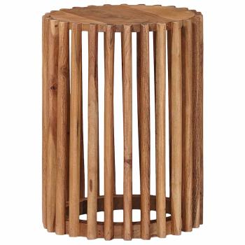 Beistelltisch-Set mit Speicher mit Tür Braun 40 x 40 x 45 cm