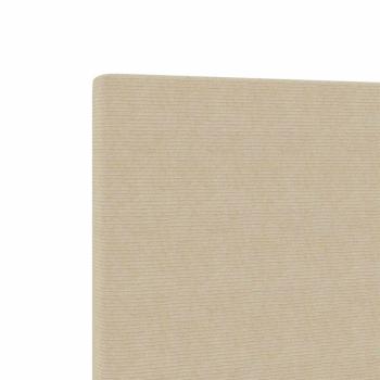 LED Kopfteil mit LED-Lichtleisten Grau-Grün 144 cm Polyester