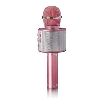 Karaoke-Mikrofon mit Bluetooth-Lautsprecher, USB- und Micro SD-Player