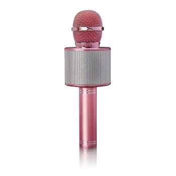 Karaoke-Mikrofon mit Bluetooth-Lautsprecher, USB- und Micro SD-Player