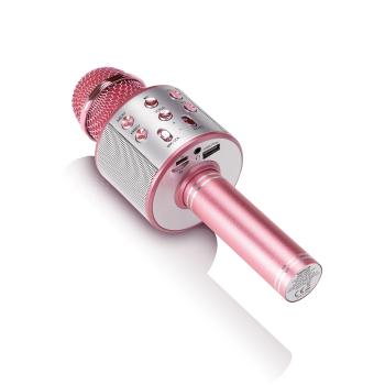 Karaoke-Mikrofon mit Bluetooth-Lautsprecher, USB- und Micro SD-Player