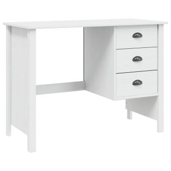 Schreibtisch mit Schubladen HILL Weiß 100 x 45 x 74 cm