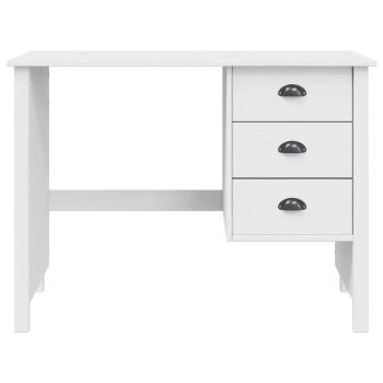 Schreibtisch mit Schubladen HILL Weiß 100 x 45 x 74 cm