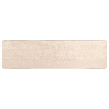 Teppichläufer MARSA Creme 250 x 100 cm Polyester und PVC