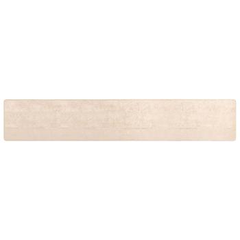 Teppichläufer MARSA Creme 100 x 450 cm Polyester und PVC