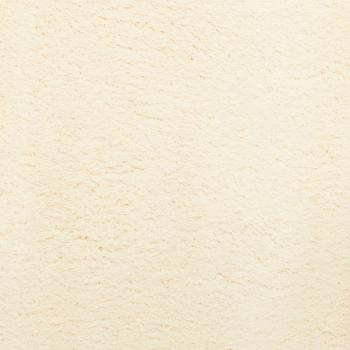Mittlerer Flor weicher und waschbarer Teppich HUARTE Creme