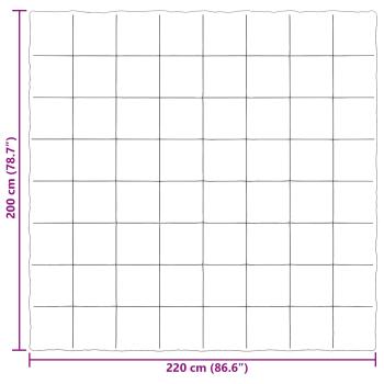 Sommerdecke Gepolstert Rosa 200 x 220 cm Mikrofaser