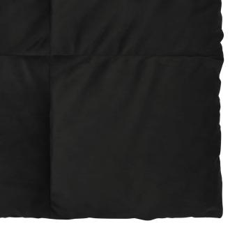 Ganzjahresbettdecke 240 x 220 cm 4 Jahreszeiten Schwarz