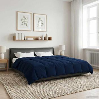 ARDEBO.de - Winterbettdecke 200 x 200 cm Winter Mikrofaser (100% Polyester)