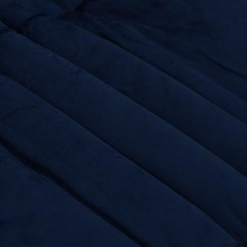Winterbettdecke Gepolstert Dunkelblau 140 x 220 cm Mikrofaser