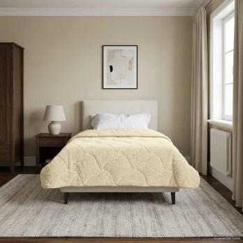 Sommerdecke 135 x 220 cm Sommer Creme Atmungsaktiv