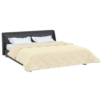 Sommerdecke 220 x 240 cm Sommer Creme Atmungsaktiv