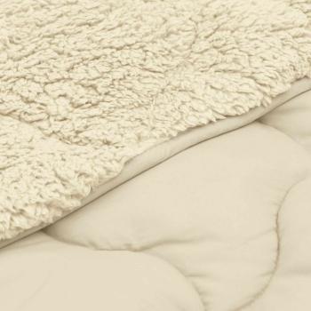 Sommerdecke 220 x 240 cm Sommer Creme Atmungsaktiv