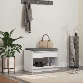 ARDEBO.de - Flurbank Weiß 63 x 38 x 45 cm