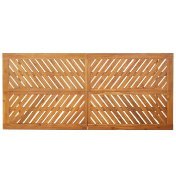 Garten Essgruppe 9 pcs Braun Massivholz Akazie