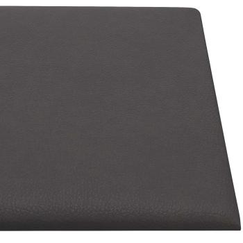 Wandkopfteilen 12 Stk. 30 x 15 cm Grau Stoff