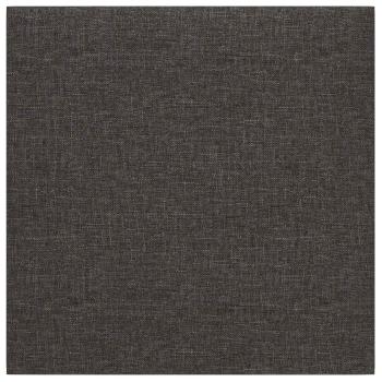 Wandkopfteilen 12 Stk. 30 x 30 cm Dunkelgrau Stoff