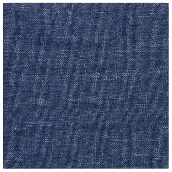 Wandkopfteilen 12 Stk. 30 x 30 cm Blau Stoff