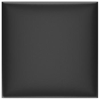 Wandkopfteilen 12 Stk. 30 x 30 cm Schwarz Stoff