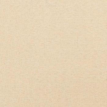 Wandkopfteilen 12 Stk. 60 x 30 cm Creme Stoff