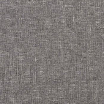 Wandkopfteilen 12 Stk. 60 x 30 cm Hellgrau Stoff