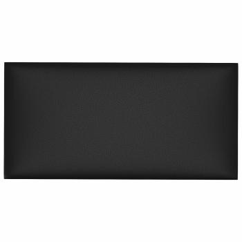 Wandkopfteilen 12 Stk. 60 x 30 cm Schwarz Stoff
