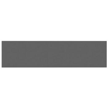 Wandkopfteilen 12 Stk. 60 x 15 cm Hellgrau Stoff