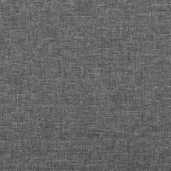 Wandkopfteilen 12 Stk. 60 x 15 cm Hellgrau Stoff