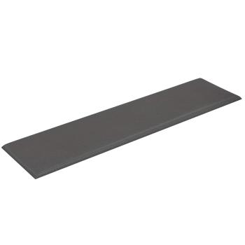 Wandkopfteilen 12 Stk. 60 x 15 cm Grau Stoff