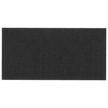 Wandkopfteilen 12 Stk. 60 x 30 cm Schwarz Stoff