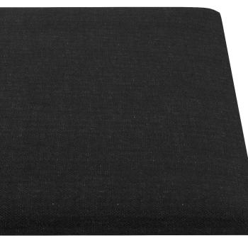 Wandkopfteilen 12 Stk. 60 x 30 cm Schwarz Stoff
