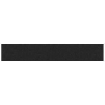 Wandkopfteilen 12 Stk. 90 x 15 cm Schwarz Stoff