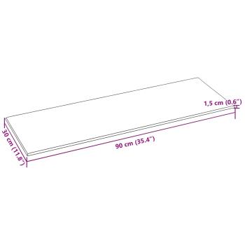 Wandkopfteilen 12 Stk. 90 x 30 cm Blau Stoff