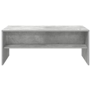 Couchtisch Beton Grau 100 x 50 x 40 cm Holzwerkstoff