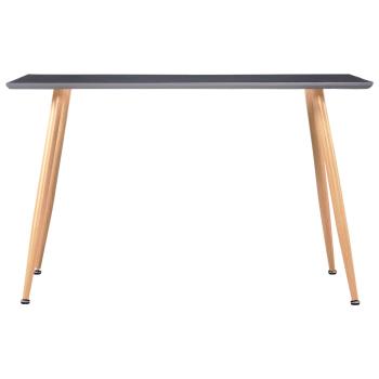 Esstisch Grau und Eichefarben 120×60×74 cm MDF