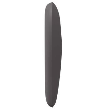 Kopfteil Ohr Dunkelgrau 40 x 23 x 6 cm PVC