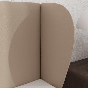 Kopfteil Ohr Hellbraun 40 x 23 x 6 cm PVC