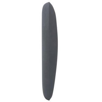 Kopfteil Ohr Dunkelgrau 40 x 23 x 6 cm Samt