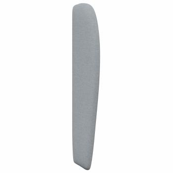 Kopfteil Ohr Hellgrau 80 x 23 x 6 cm Stoff