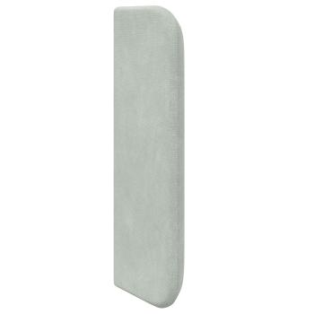 Kopfteil Ohr Hellgrau 40,5 x 40,5 x 4 cm Samt