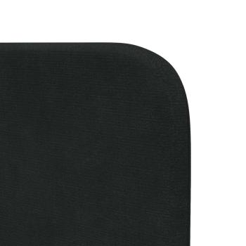 Kopfteil Ohr Schwarz 40,5 x 40,5 x 4 cm Samt