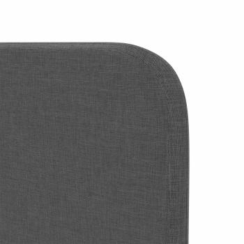Kopfteil Ohr Grau 80 x 16 x 4 cm Stoff