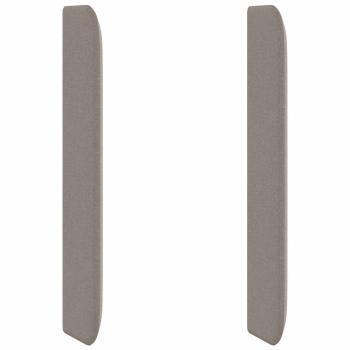 Kopfteil Ohr Taupe 80 x 16 x 4 cm Stoff