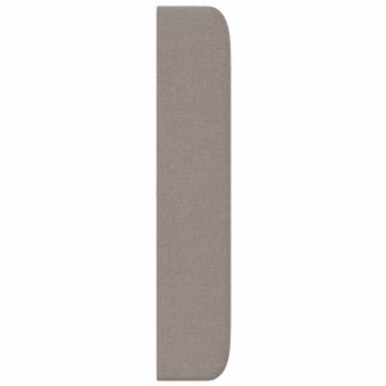 Kopfteil Ohr Taupe 80 x 16 x 4 cm Stoff