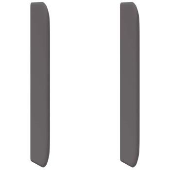 Kopfteil Ohr Grau 80 x 16 x 4 cm PVC
