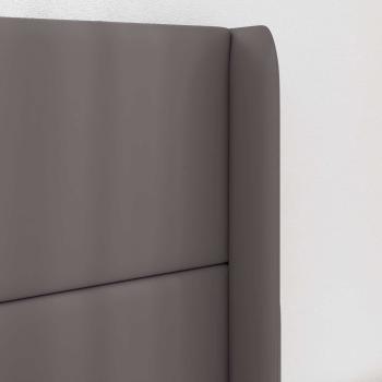 Kopfteil Ohr Grau 80 x 16 x 4 cm PVC