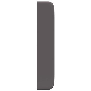 Kopfteil Ohr Grau 80 x 16 x 4 cm PVC